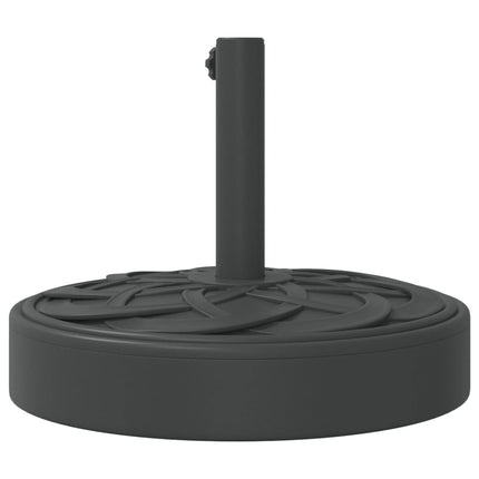 Parasollfot för Ø38 / 48 mm stolpar 25 kg rund
