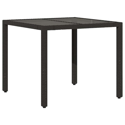 Caféset med dynor 5 delar konstrotting svart