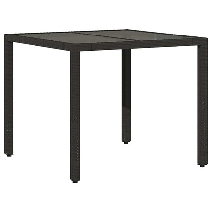 Caféset med dynor 3 delar konstrotting svart
