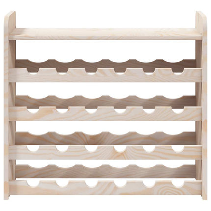 Vinställ med hylla 67,5x25x60 cm massiv furu