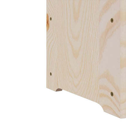 Vinställ 67,5x25x87 cm massiv furu