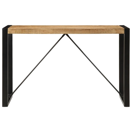 Matbord 120x55x76 cm massivt grovt mangoträ