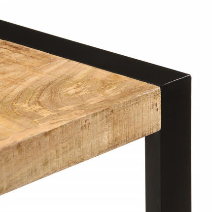 Matbord 120x55x76 cm massivt grovt mangoträ