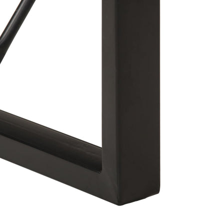 Matbord 120x55x76 cm massivt grovt mangoträ