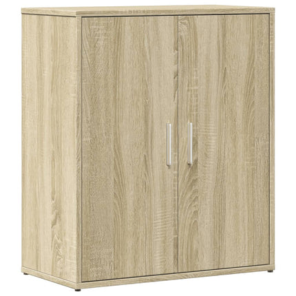 Skänkar 2 st sonoma-ek 60x31x70 cm konstruerat trä