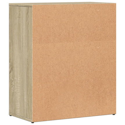 Skänkar 2 st sonoma-ek 60x31x70 cm konstruerat trä