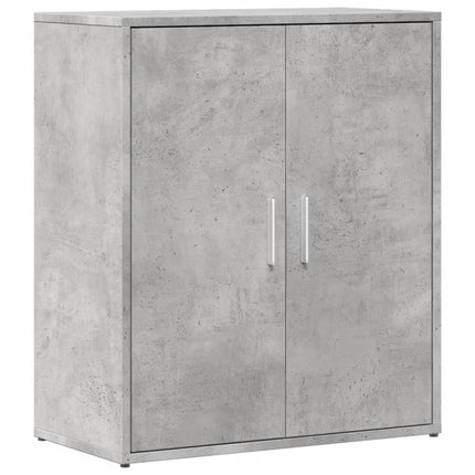 Skänkar 2 st betonggrå 60x31x70 cm konstruerat trä
