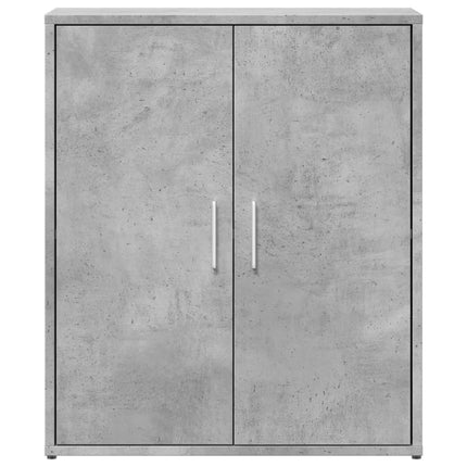 Skänkar 2 st betonggrå 60x31x70 cm konstruerat trä