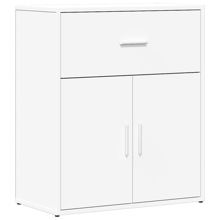 Skänkar 2 st vit 60x31x70 cm konstruerat trä
