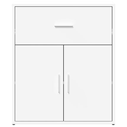 Skänkar 2 st vit 60x31x70 cm konstruerat trä