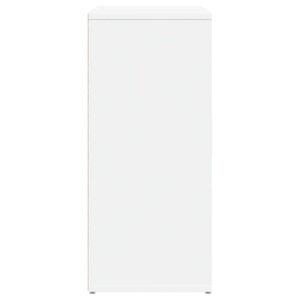 Skänkar 2 st vit 60x31x70 cm konstruerat trä