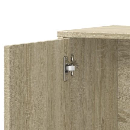 Skänkar 2 st sonoma-ek 60x31x70 cm konstruerat trä