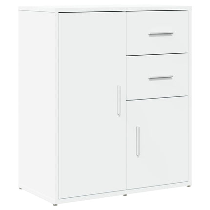 Skänkar 2 st vit 60x31x70 cm konstruerat trä