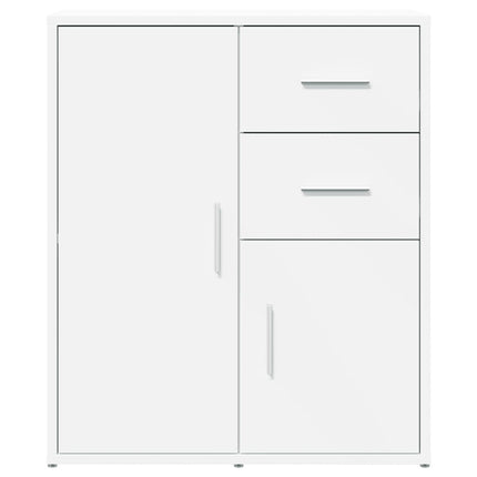 Skänkar 2 st vit 60x31x70 cm konstruerat trä