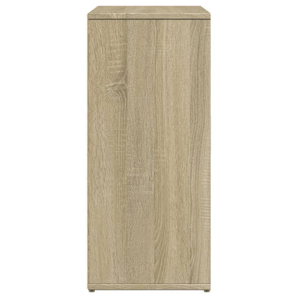 Skänkar 2 st sonoma-ek 60x31x70 cm konstruerat trä