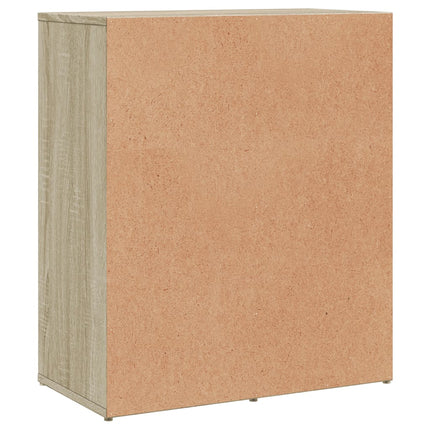 Skänkar 2 st sonoma-ek 60x31x70 cm konstruerat trä