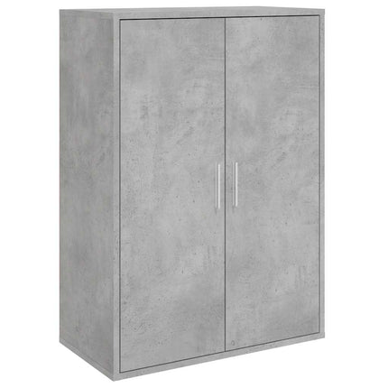 Skänkar 2 st betonggrå 60x31x84 cm konstruerat trä