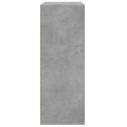 Skänkar 2 st betonggrå 60x31x84 cm konstruerat trä