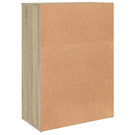Skänkar 2 st sonoma-ek 60x31x84 cm konstruerat trä