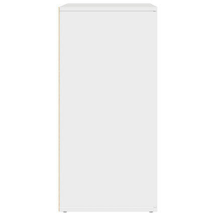 Skänkar 2 st vit 79x38x80 cm konstruerat trä