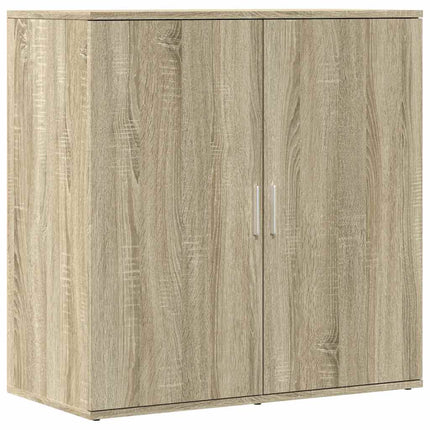 Skänkar 2 st sonoma-ek 79x38x80 cm konstruerat trä