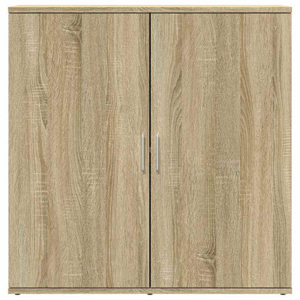 Skänkar 2 st sonoma-ek 79x38x80 cm konstruerat trä