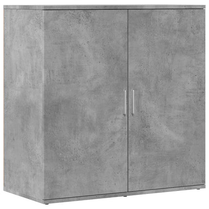 Skänkar 2 st betonggrå 79x38x80 cm konstruerat trä