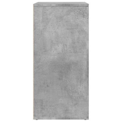 Skänkar 2 st betonggrå 79x38x80 cm konstruerat trä