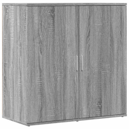 Skänkar 2 st grå sonoma 79x38x80 cm konstruerat trä