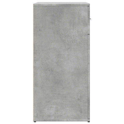 Skänkar 2 st betonggrå 79x38x80 cm konstruerat trä