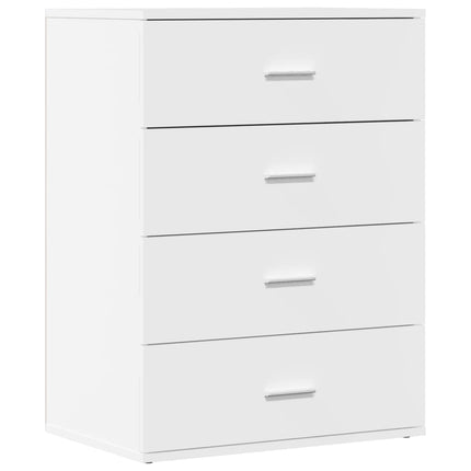 Skänkar 2 st vit 60x39x80 cm konstruerat trä