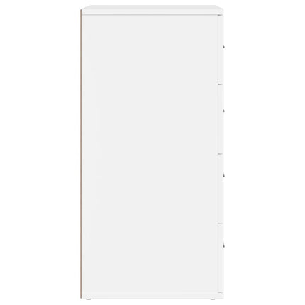Skänkar 2 st vit 60x39x80 cm konstruerat trä