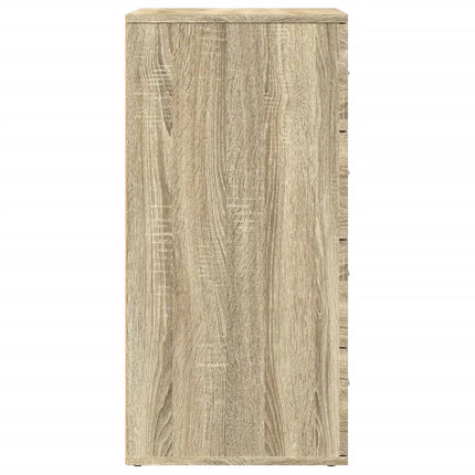 Skänkar 2 st sonoma-ek 60x39x80 cm konstruerat trä