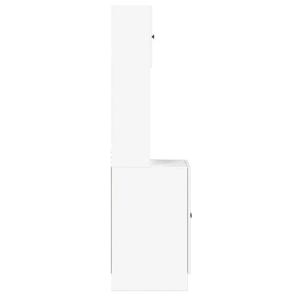 Köksskåp vit 60x50x180 cm konstruerat trä