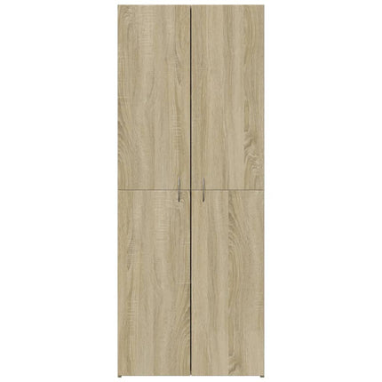 Dokumentskåp sonoma-ek 60x32x153 cm konstruerat trä