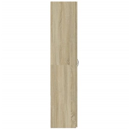 Dokumentskåp sonoma-ek 60x32x153 cm konstruerat trä