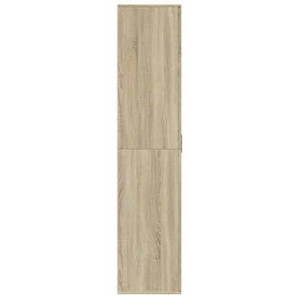 Skoskåp sonoma-ek 80x39x178 cm konstruerat trä