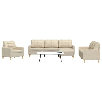 Soffgrupp 4 Delar Tyg