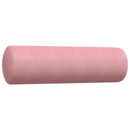 Soffgrupp med dynor och bolster 4 delar rosa sammet