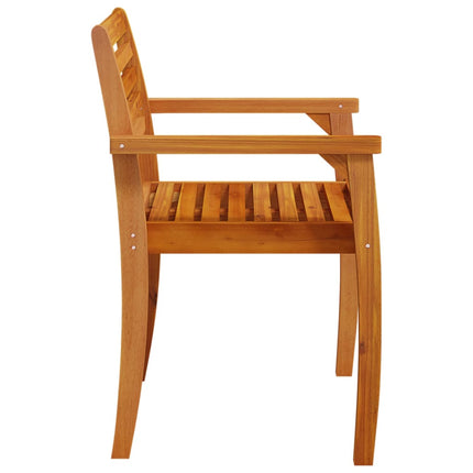 Trädgårdsstolar 6 st 59x55x85 cm massivt akaciaträ