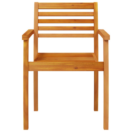 Trädgårdsstolar 8 st 59x55x85 cm massivt akaciaträ