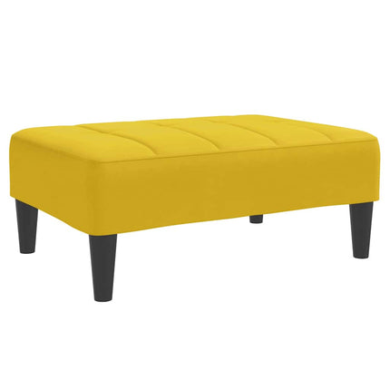 Fotpall Gul 77x55x31 cm sammet