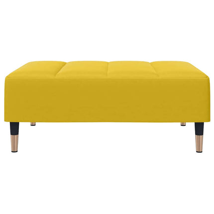 Fotpall Gul 77x55x31 cm sammet