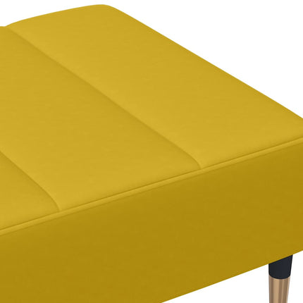 Fotpall Gul 77x55x31 cm sammet