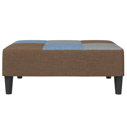 Fotpall lapptäcke 77x55x31 cm tyg