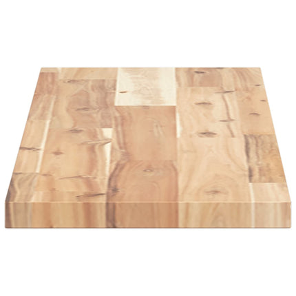 Svävande hyllor 3 st 100x20x2 cm obehandlat massivt akaciaträ