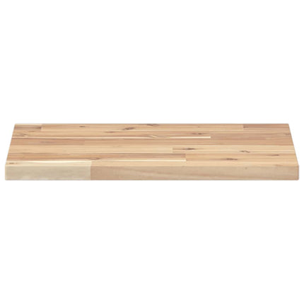 Svävande hyllor 3 st 40x30x2 cm obehandlat massivt akaciaträ