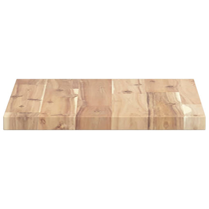 Svävande hyllor 3 st 40x30x2 cm obehandlat massivt akaciaträ
