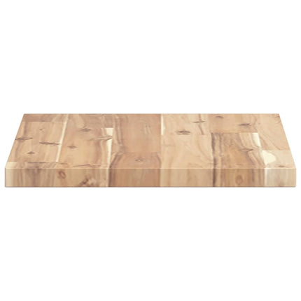 Svävande hyllor 4 st 40x30x2 cm obehandlat massivt akaciaträ