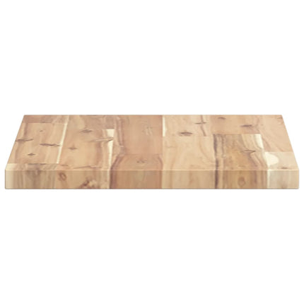 Svävande hylla 60x30x2 cm obehandlat massivt akaciaträ